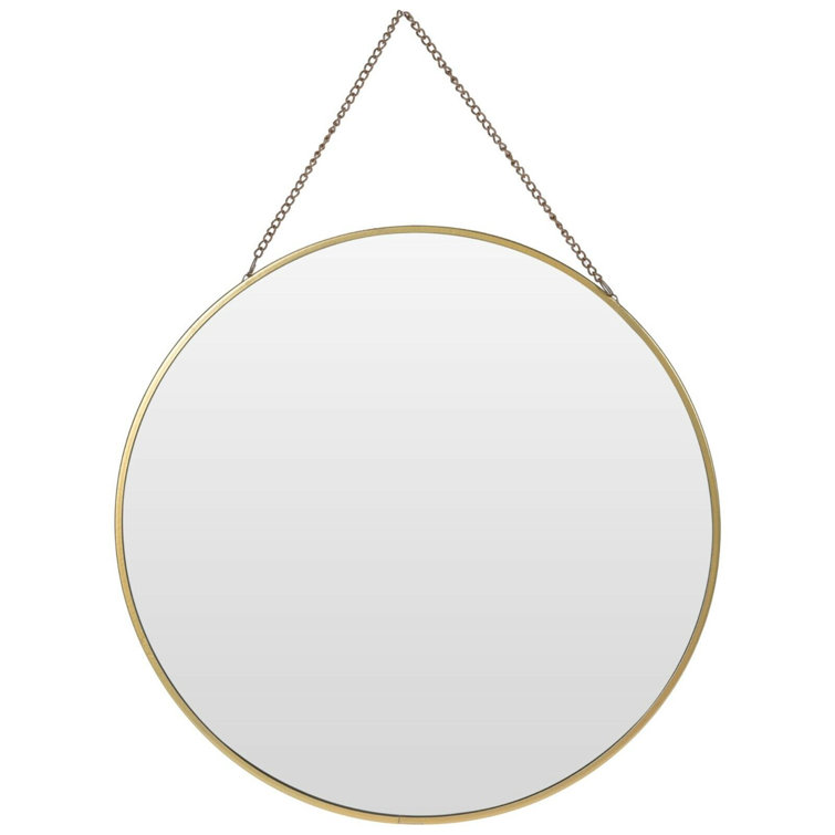 Canora Grey Adalheida Round Metal Wall Mirror & Reviews Wayfair.co.uk